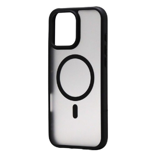 ΘΗΚΗ ΚΙΝΗΤΟΥ INOS MAGFLAME SILICON BLACK ΓΙΑ IPHONE 16 PRO MAX